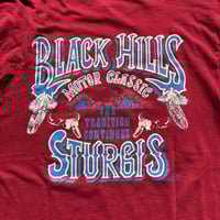 Image 4 of Deadstock Sturgis Motorcycle Rally T shirts 1987 XL