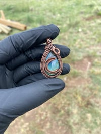 Image 1 of  Labradorite crescent moon