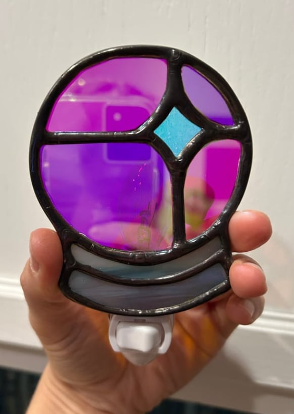 Image of Dichroic Crystal Ball Nightlight (scuffed)