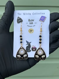 Black Cat Ouija Earrings