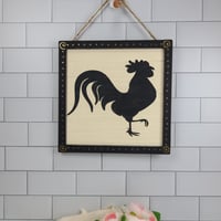 Image 2 of Royal Rooster hardwood sign