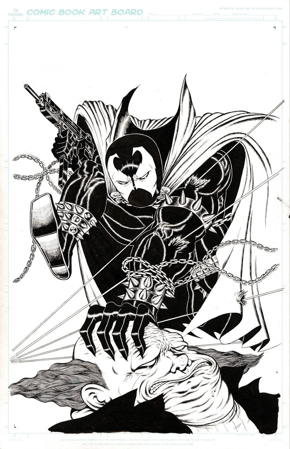 Spawn original art | Jasperjubenvill