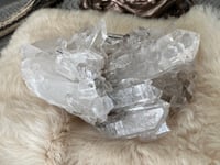 Image 2 of Clear Quartz Points Cluster Statement Piece #2186