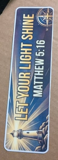 Image 3 of MATTHEW 5:16 Bumper Sticker 