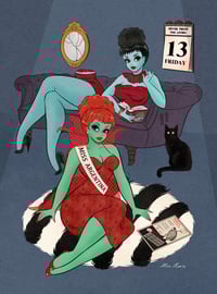 Miss Argentina And The Magician's Assistant(Friday The 13th Edition) print