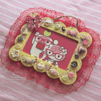 Image 2 of ⋆˚࿔ hello kitty x domo picture frame