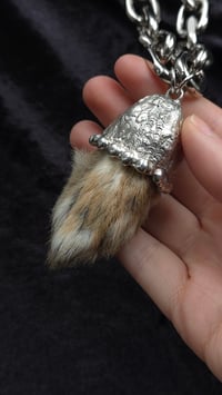 Image 4 of Hares paw chunky necklace