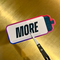 More Water Bottle sticker