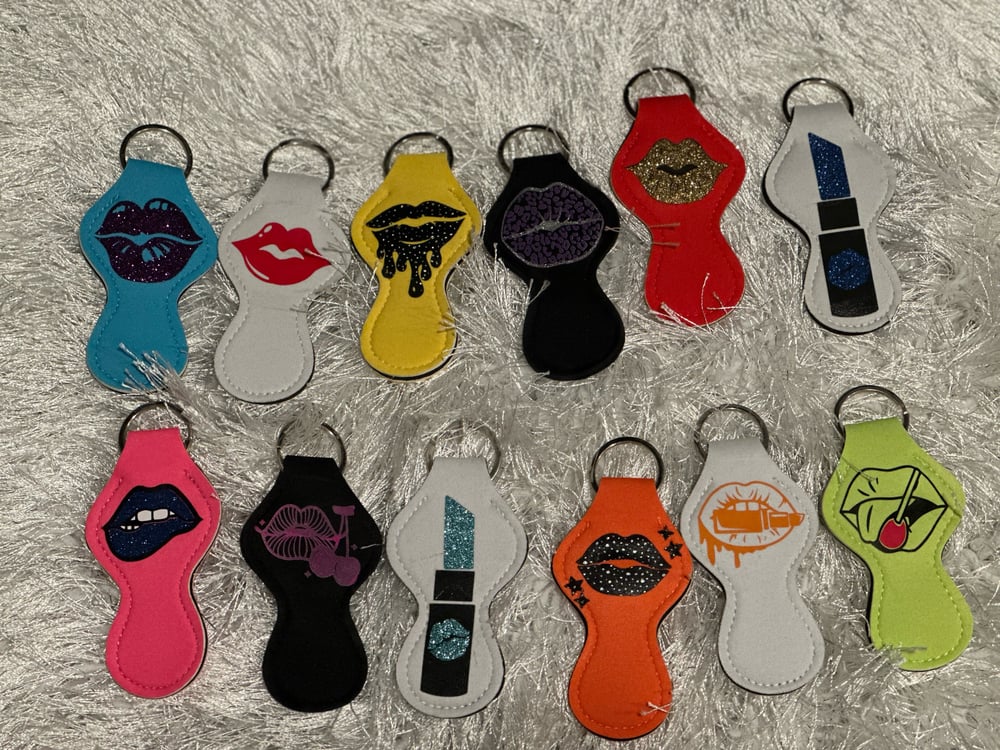Image of Zodiac chapstick keychains