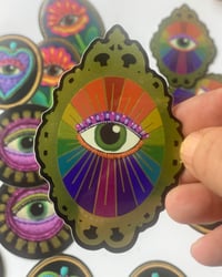 Image 3 of Sticker - Rainbow Eye