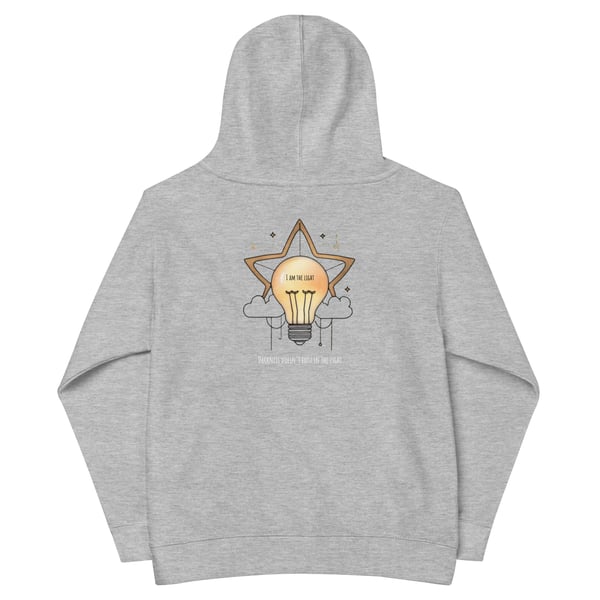 Image of I am the light Kids fleece hoodie