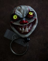 Image 11 of Handmade Pennywise Badge Reel Keychain 