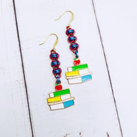 Image 3 of Bookworm Earrings
