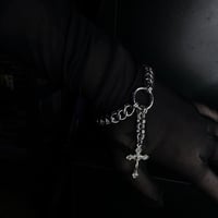 Image 4 of Metal rosary bracelet