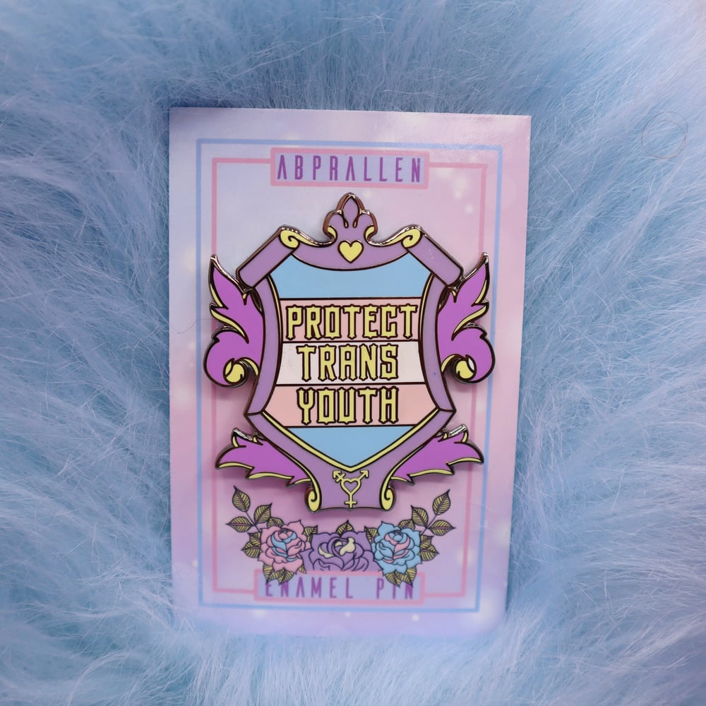 Image of Protect Trans Youth Enamel Pin