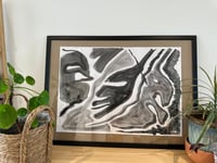 Image 1 of Monstera Brushstroke Painting