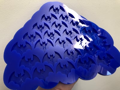 Image of Bat Rune Set Silicone Mold