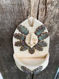 Image 3 of Green man Figure Folklore Wall Shrine