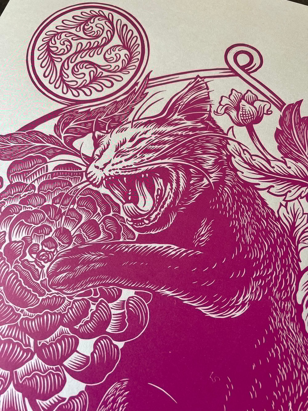 Felicitas Letterpress Print Flush