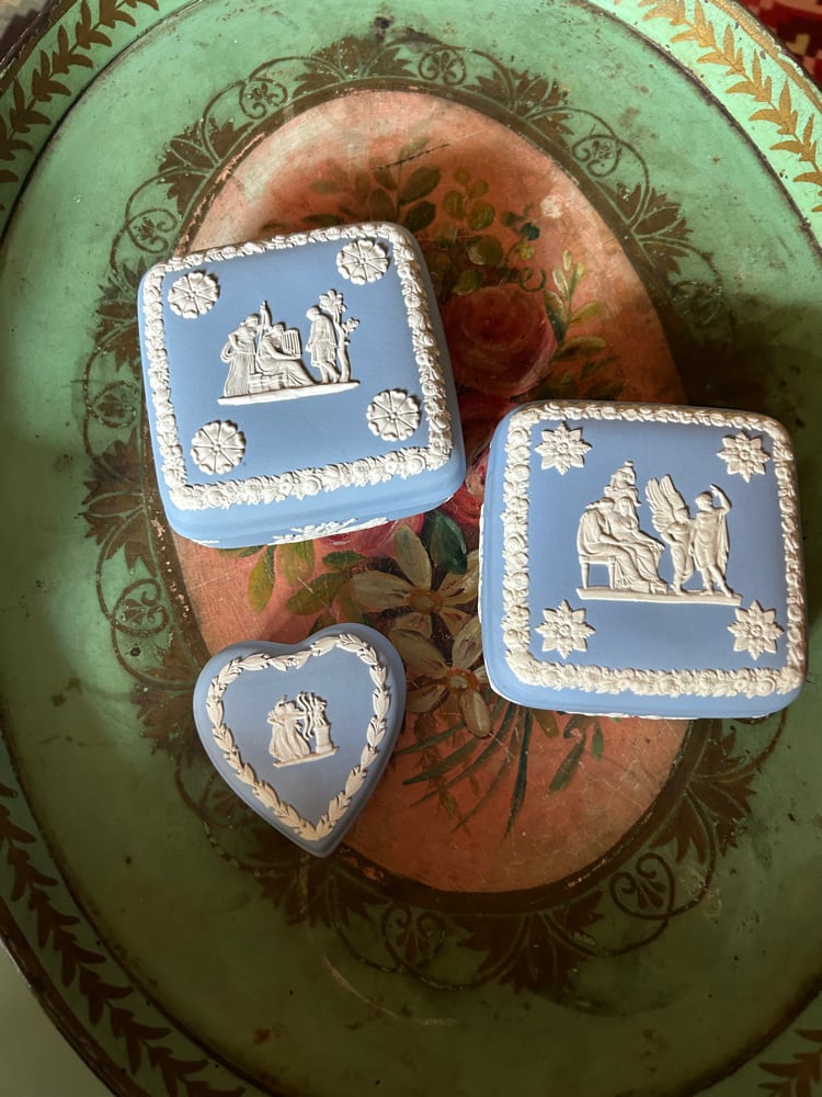 Image of Boîtes à bijoux anglaises en biscuit