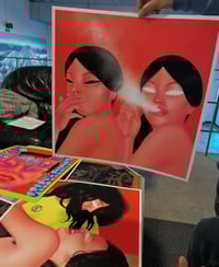 Image 3 of Smoke - giclée print 