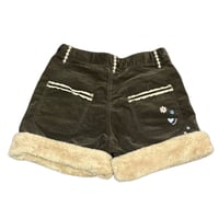 Image 3 of Pom Ponette fur trim shorts