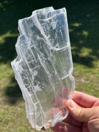 Image 4 of Transparent Selenite Slab #2584
