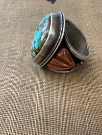 Image 2 of Thunderbird Copper Statement Ring size 11.5