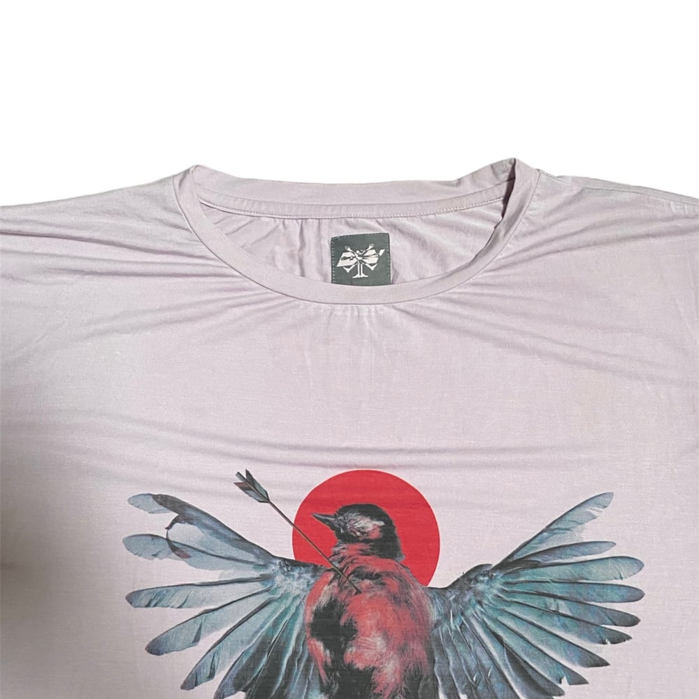 Adam Small Bamboo Bird Graphic Shirt  