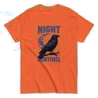 Image 4 of Unisex classic tee, Night Sentinel Raven & Moon Tee