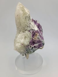 Image 3 of Candle Quartz with Fluorite Small Crystal Specimen - 3 Styles