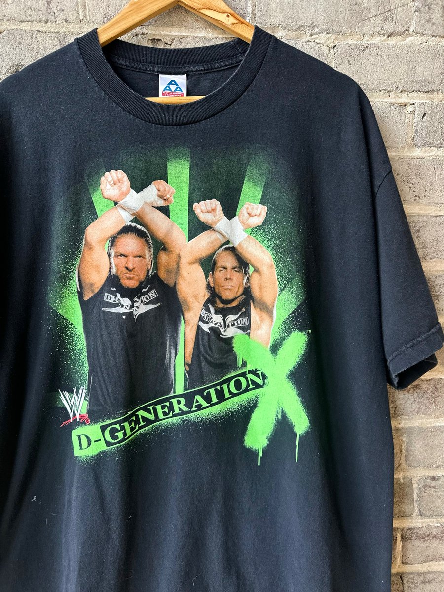 Image of 90’S VINTAGE “D-GENERATION X TRIPLE H AND SHAWN MICHAELS” WRESTLING TEE, SIZE: XXL