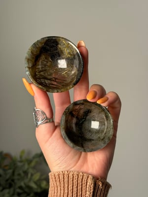 LABRADORITE MINI BOWLS