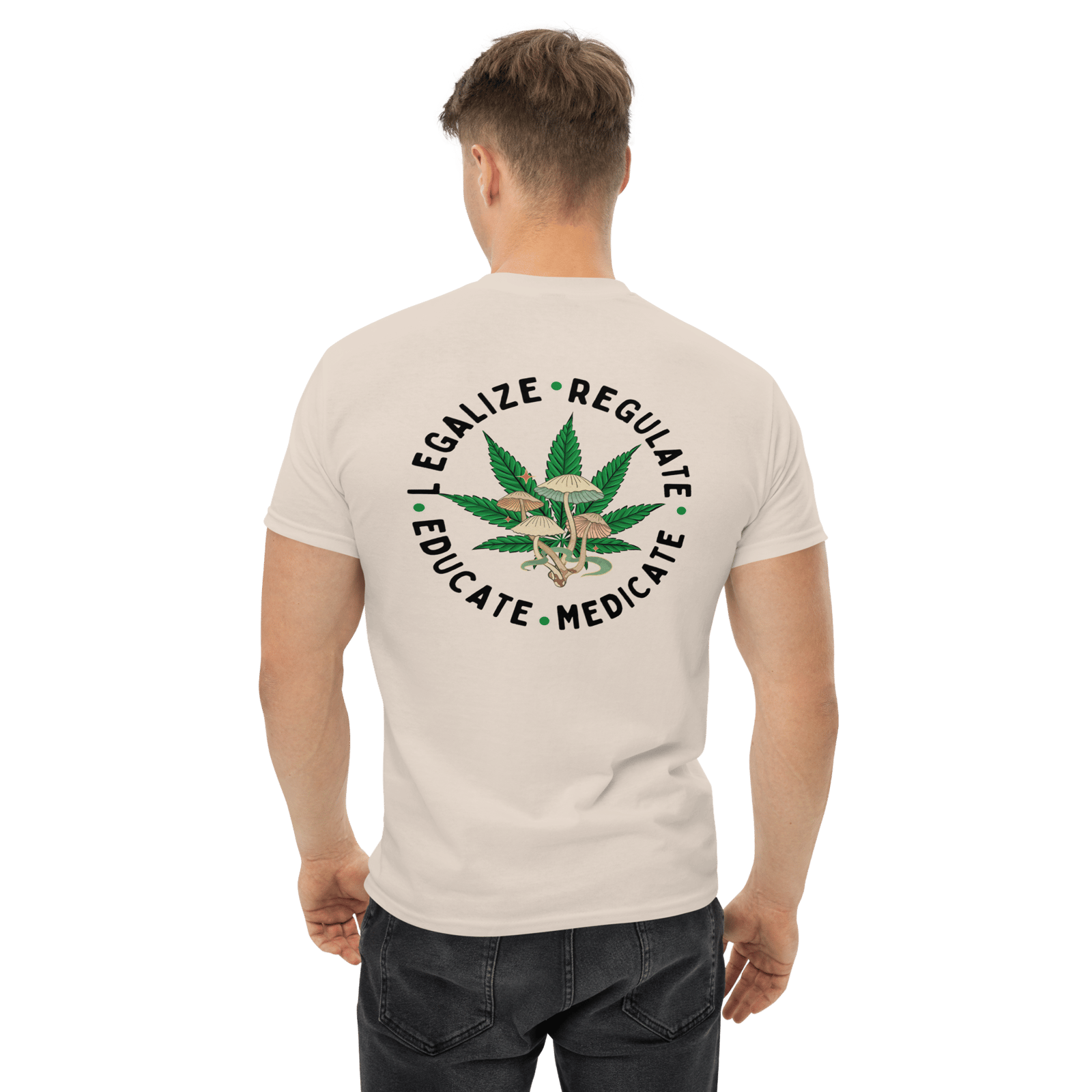 Legalize It T-Shirt (C-Neck) - Red/Green/Gold – 7771 Fashions