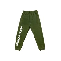 Image 2 of Dreams Sweatsuit - Olive Green W/White