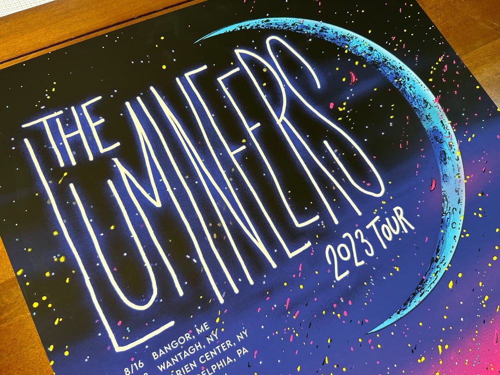 The Lumineers 2023 Tour VIP posters