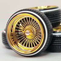 Image 3 of 1:25 17 inch straight lace gold