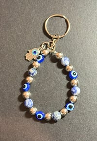 Calm and Collected Keychain 