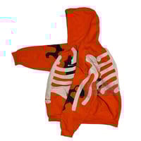 Image 4 of (XL)  Nike Hoodie Skeleton Series Orange “Rinn” 558