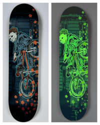 Image 4 of RAD O WEEN SCARE GLOW SKATE DECKS 2024