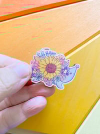 Blooming Hedgehog Wooden Eco Pin Badge