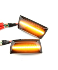 Image 5 of CARBON FIBRE STYLE LED DYNAMIC SIDE INDICATOR REPEATER OPEL VAUXHALL/ASTRA H CORSA D E OPC VXR FRAME