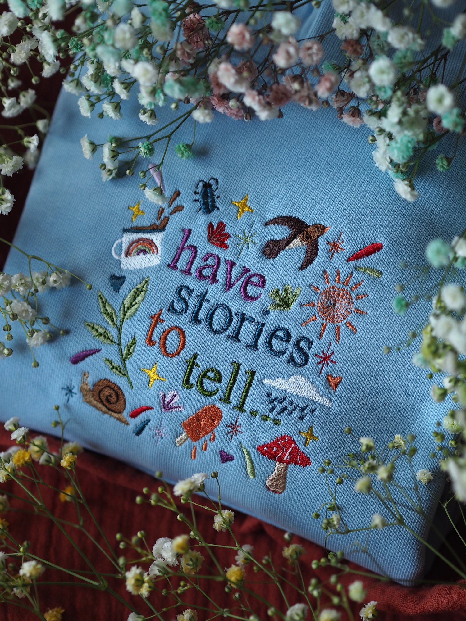 Image of Have Stories to Tell - Soul Blue Hoody