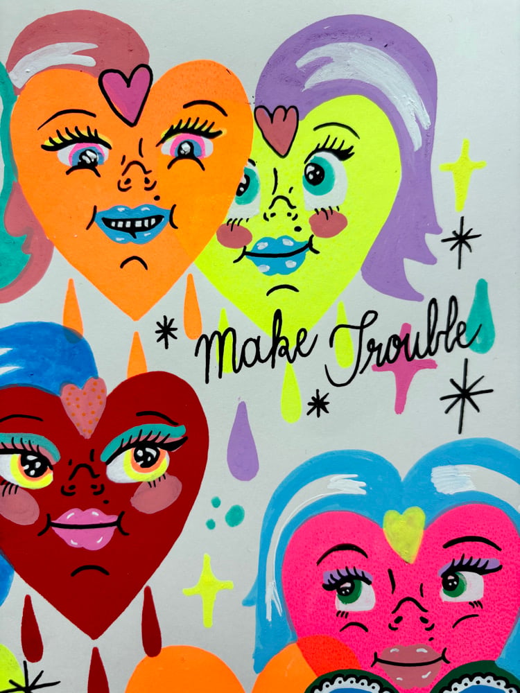 Image of “Heartbeat” original art