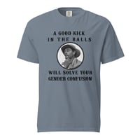 Image 9 of Gender Confusion Festus Quote - Unisex garment-dyed heavyweight t-shirt