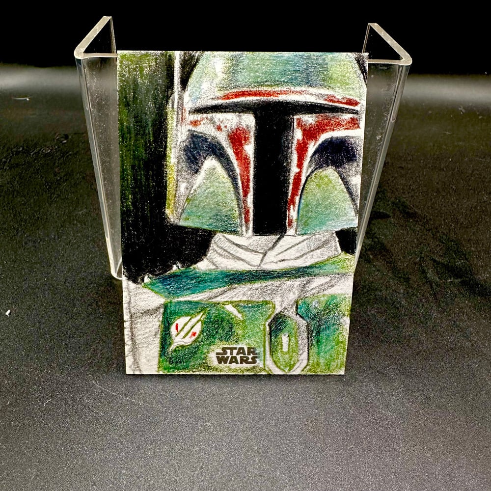 Topps Star Wars Boba Fett Sketch Card