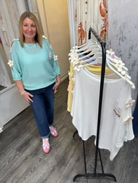 Image 2 of Daisy - Shoulder Batwing Top