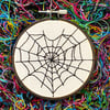 Spiderweb Heart 4" Hand Embroidery