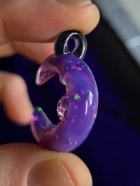 Image 4 of Opalized Cresent moon pendant 🌜✨️