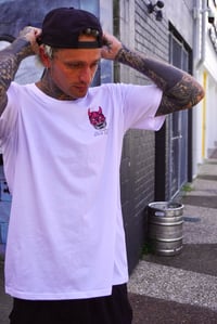 Image 4 of Hannya/Skull Tee white